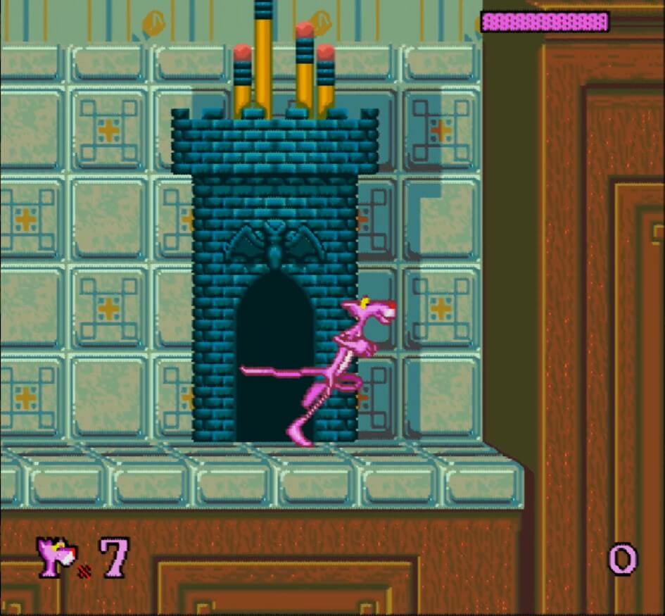 Pink Panther Goes To Hollywood - геймплей игры Sega Mega Drive\Genesis